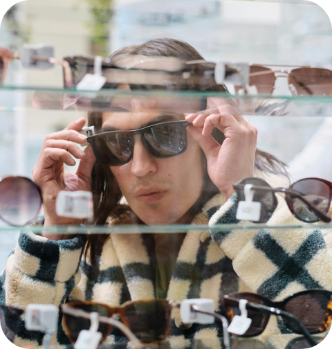 Man with glasses